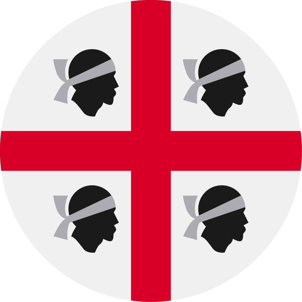 Flag of Sardinia vector