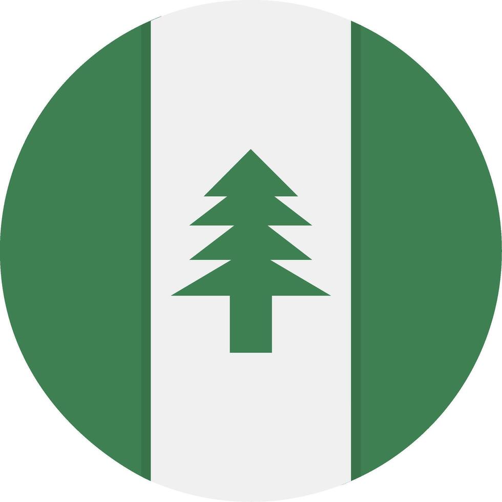 Flag of Norfolk Island vector