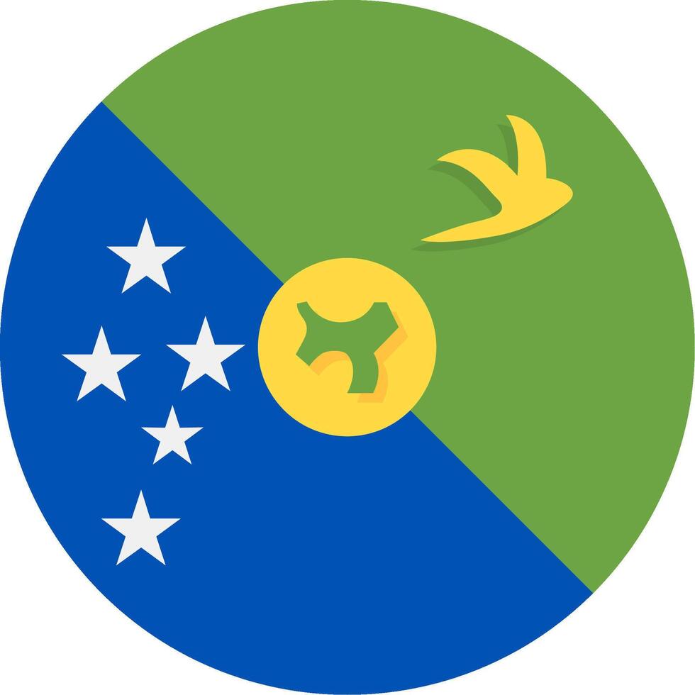 Flag of Christmas Island vector