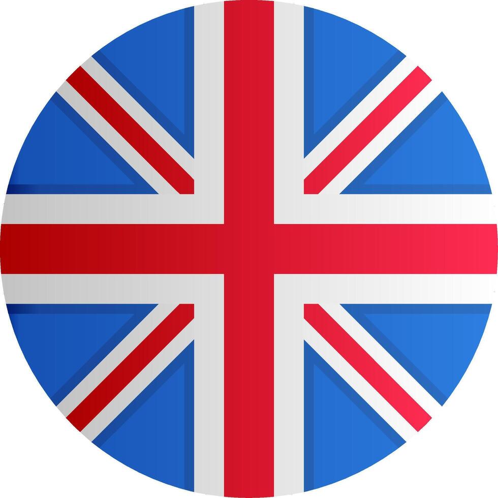 Flag of United Kingdom Gradient vector