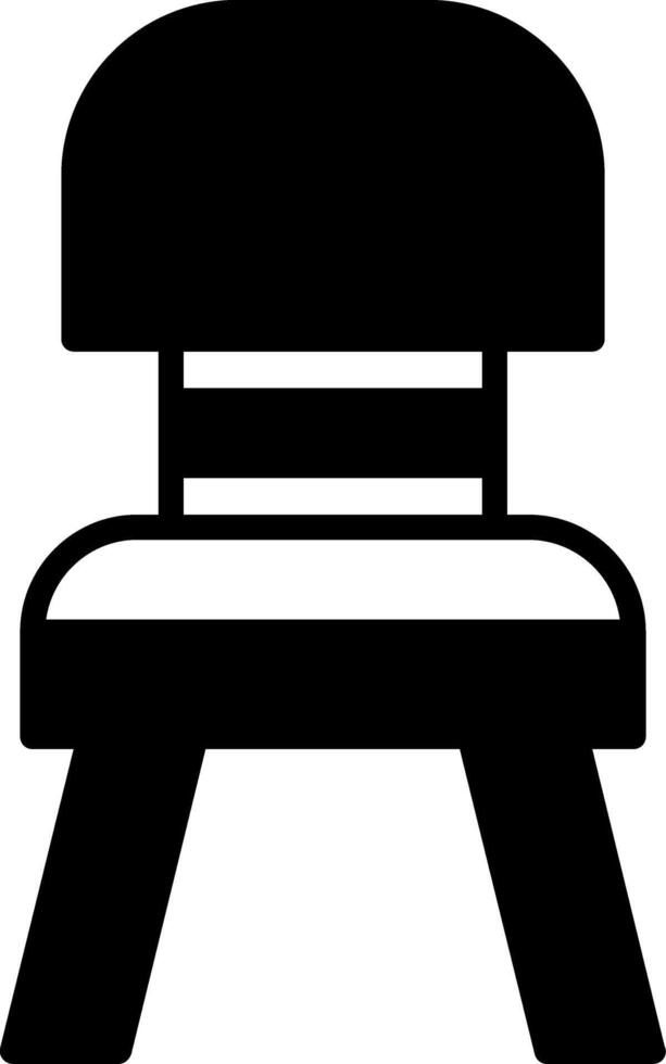 Adjustable Office Chair Glyph vector