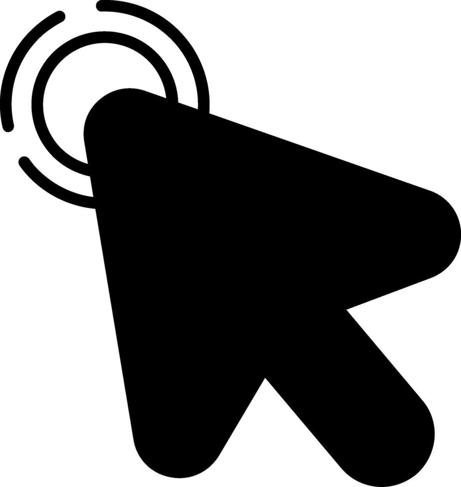 Quick Double Click Glyph vector