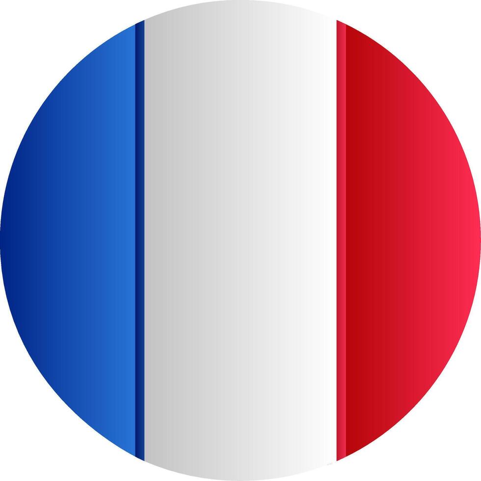 Flag of France Gradient vector