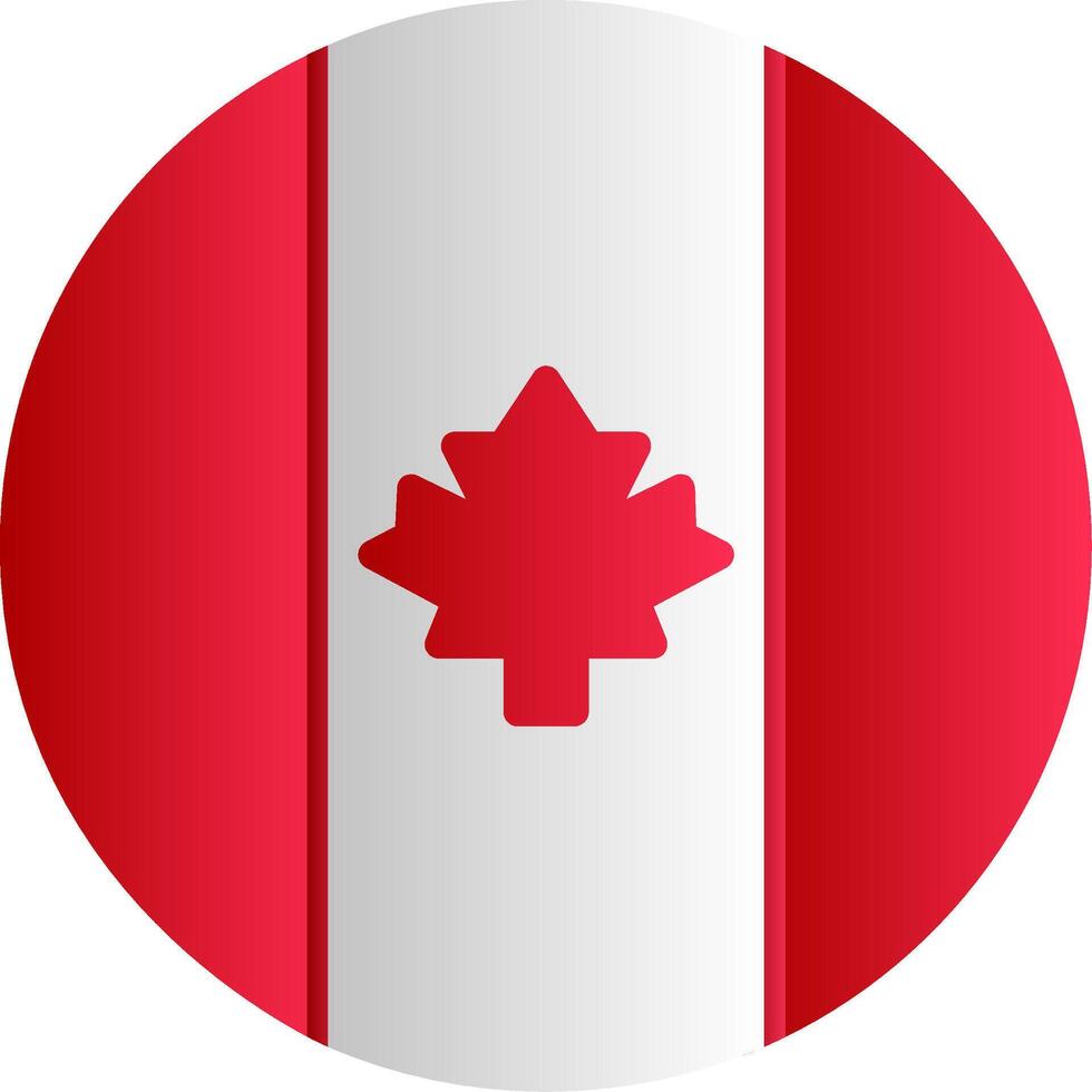 Flag of Canada Gradient vector