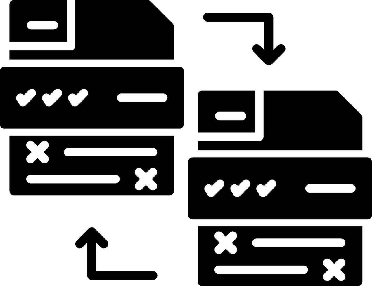 Government and Company Policies Glyph vector