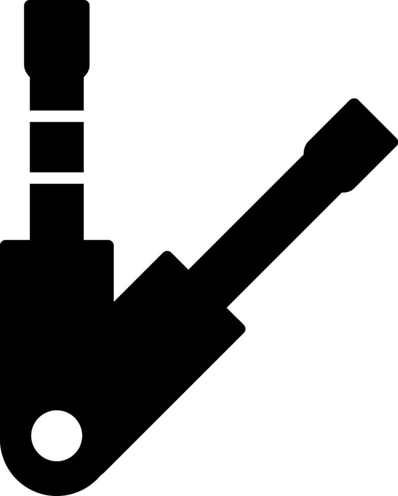 Basic Flat Screwdriver Glyph vector