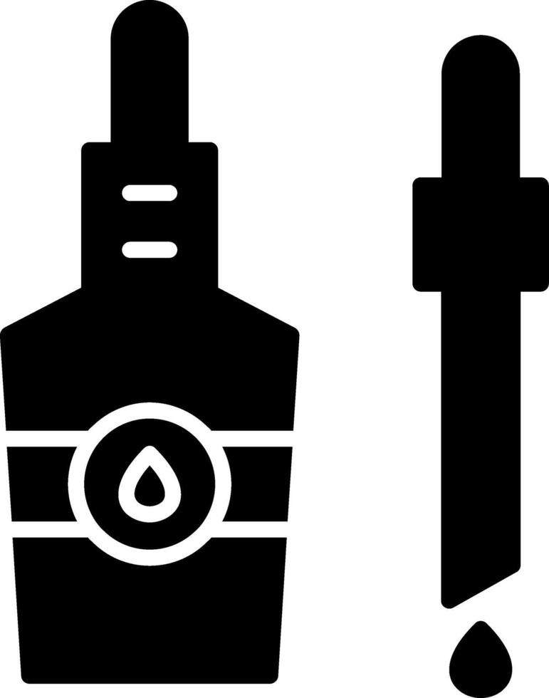 Concentrated Hydrating Face Serum Glyph vector
