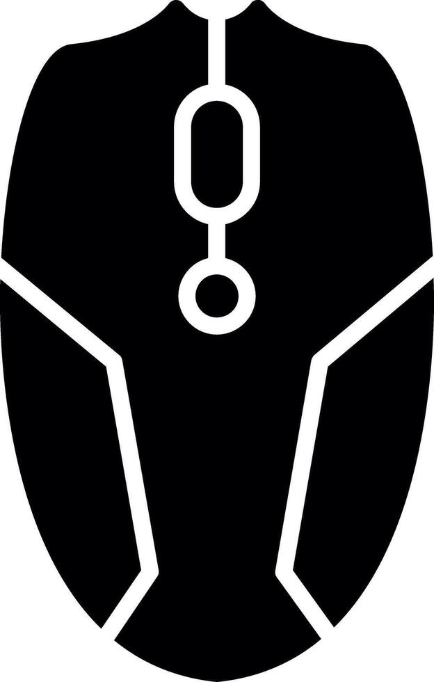 Precision Gaming Mouse Glyph vector