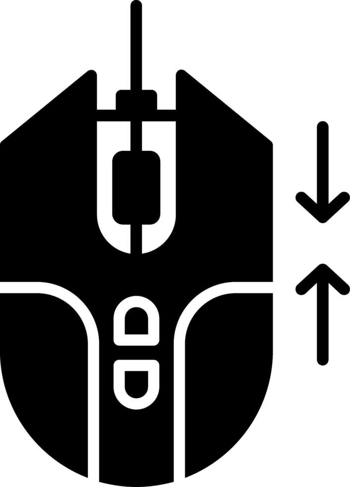 Two Finger Pinch Gesture Glyph vector