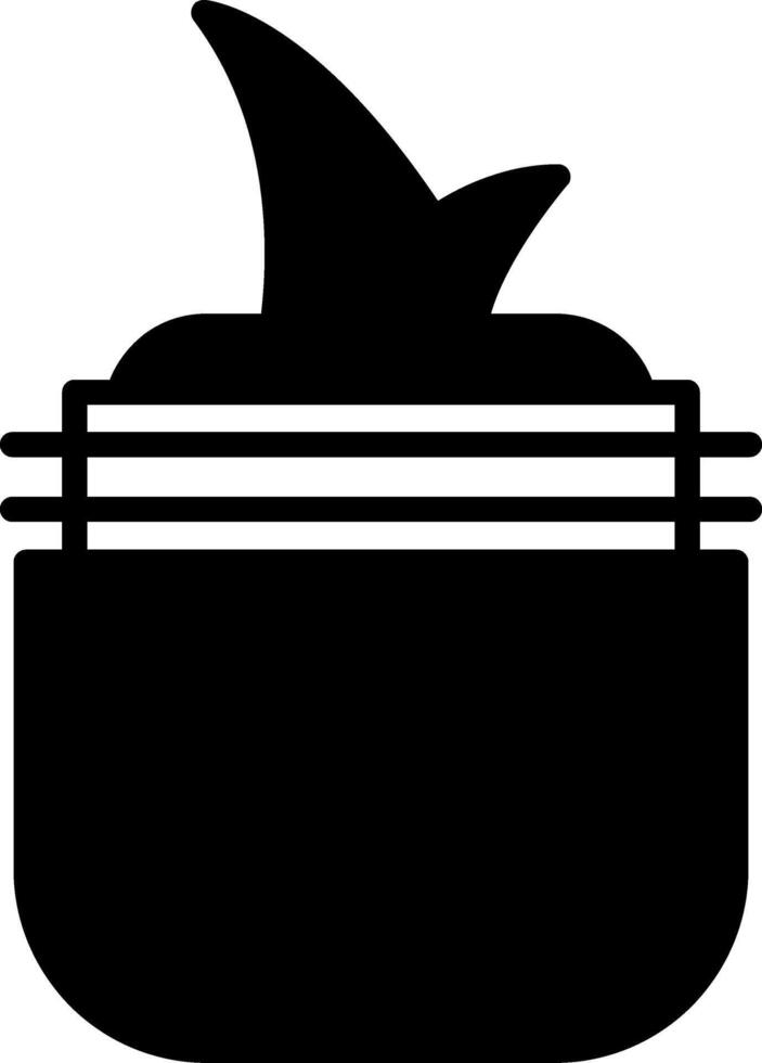 Lightweight Daily Moisturizer Glyph vector