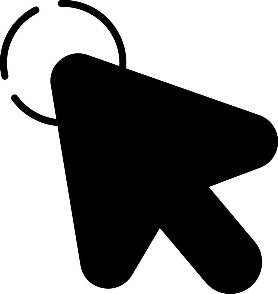 Single Screen Tap Glyph vector