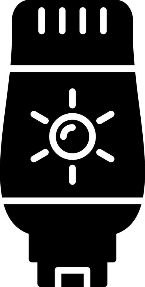 Overnight Repair Night Cream Glyph vector