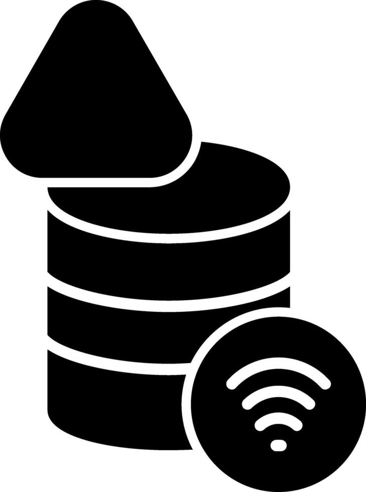 Database Connection Failed Glyph vector
