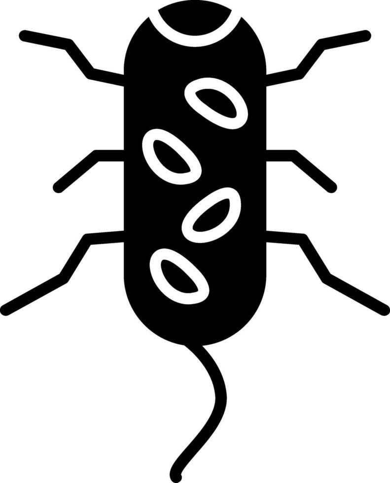 Pseudomonas aeruginosa Opportunistic Bacteria Glyph vector