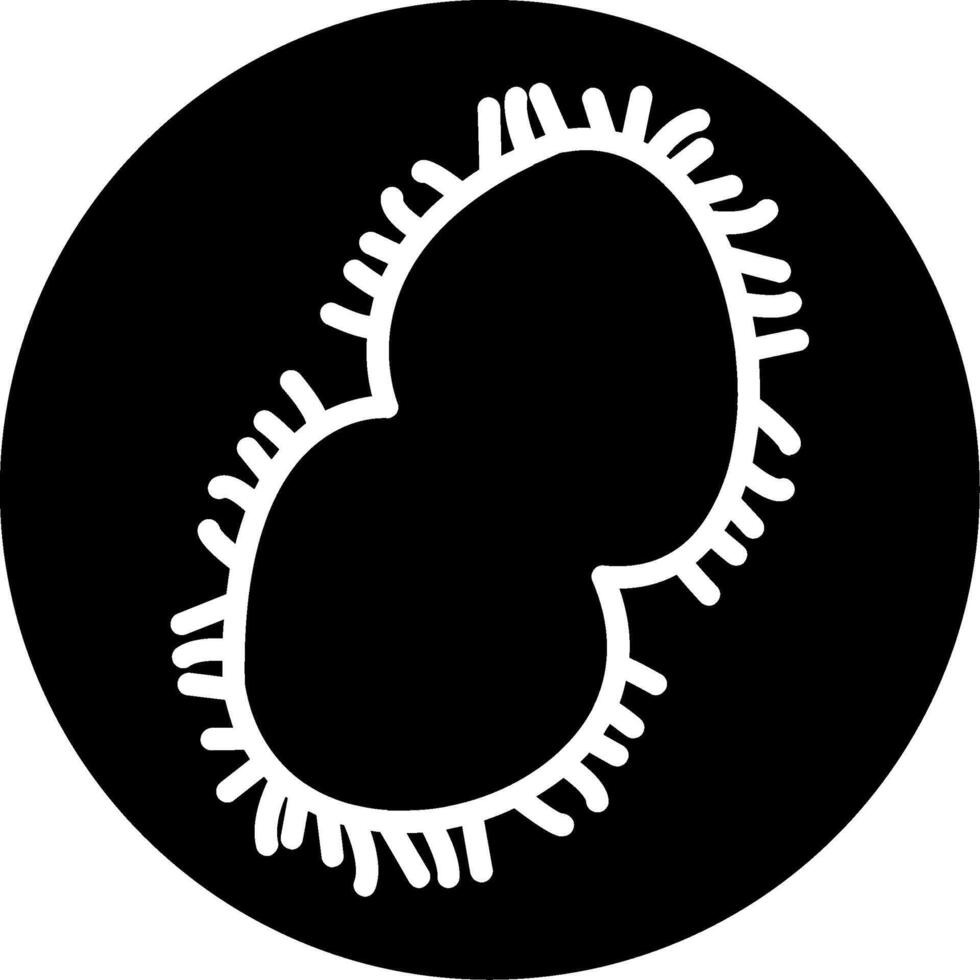 Neisseria meningitidis Meningitis Pathogen Glyph vector