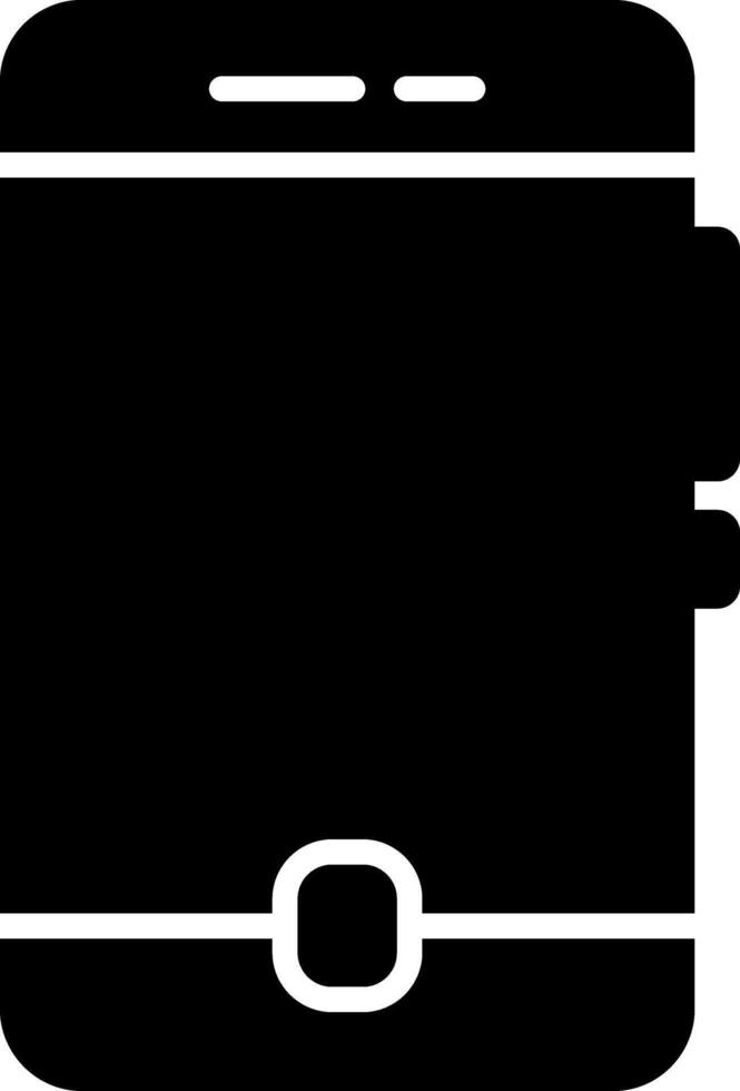Business Smartphone Device Glyph vector