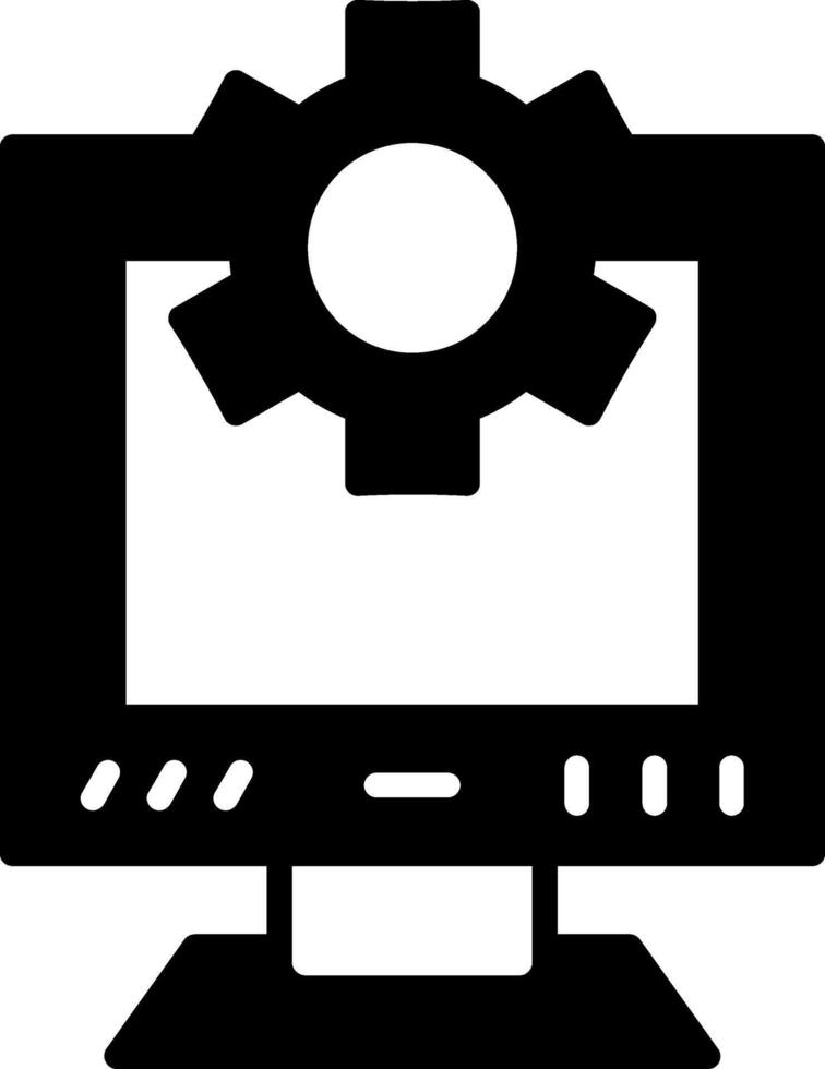Personalized Customer Preferences Settings Glyph vector