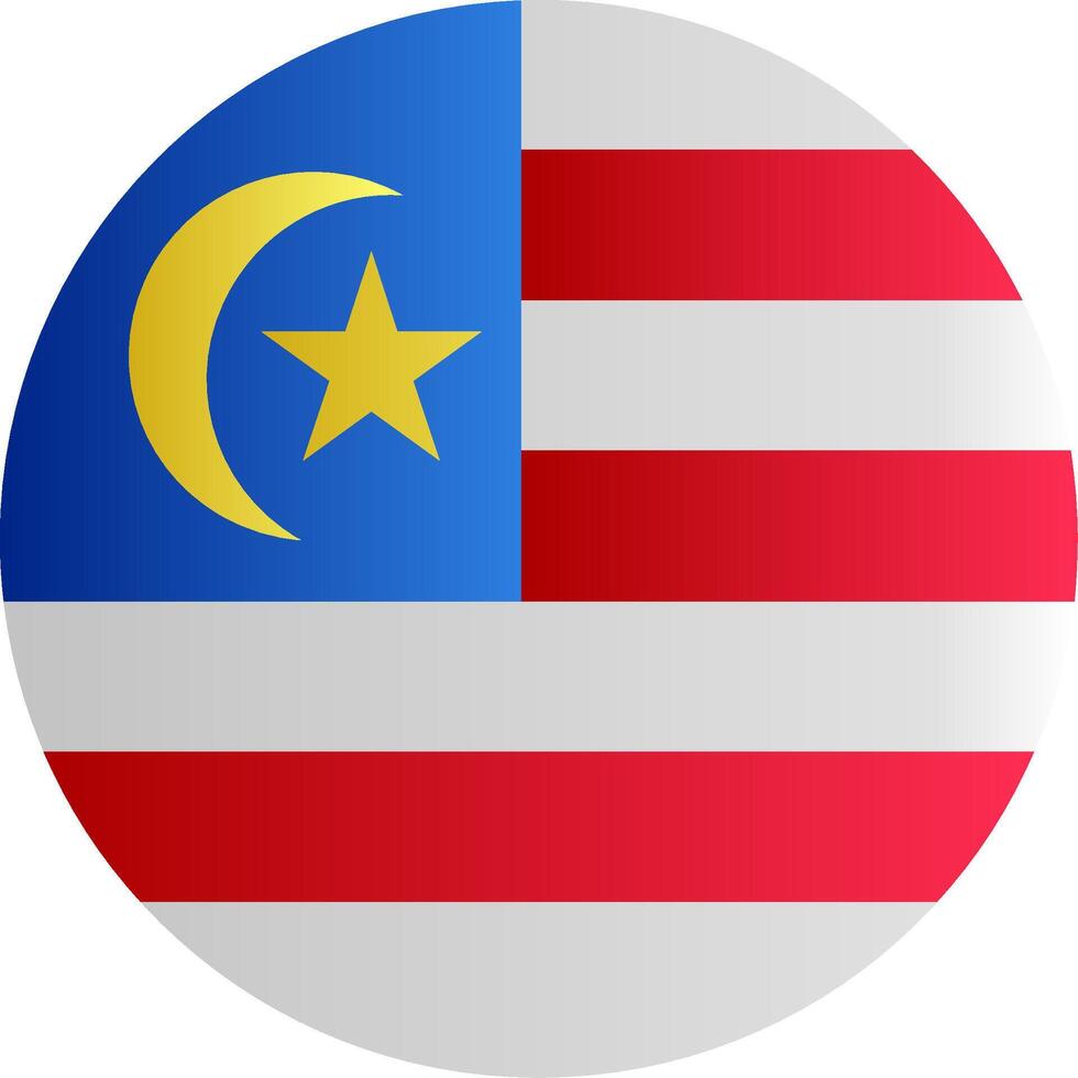 Flag of Malaysia Gradient vector