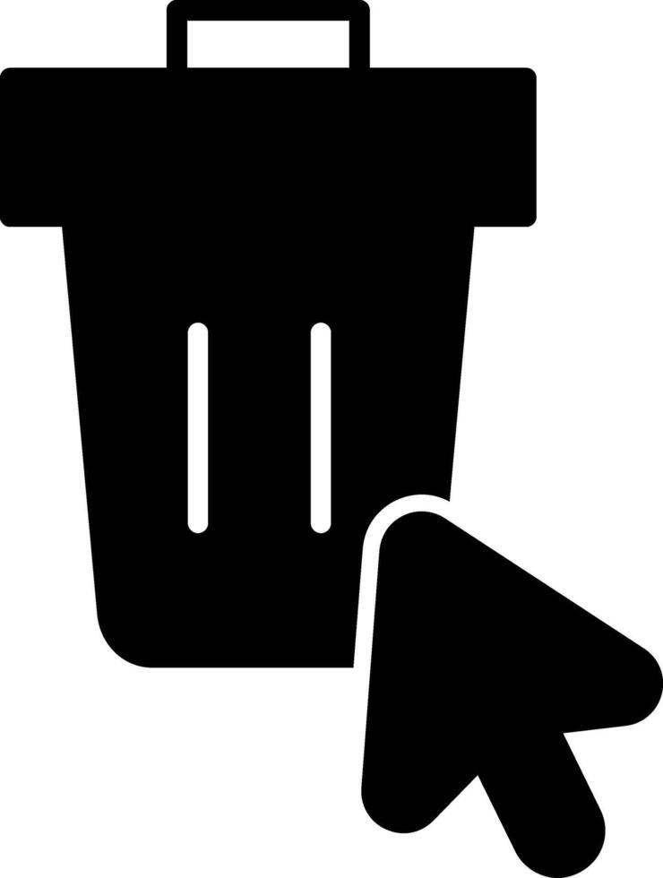 Delete Selected Content Glyph vector