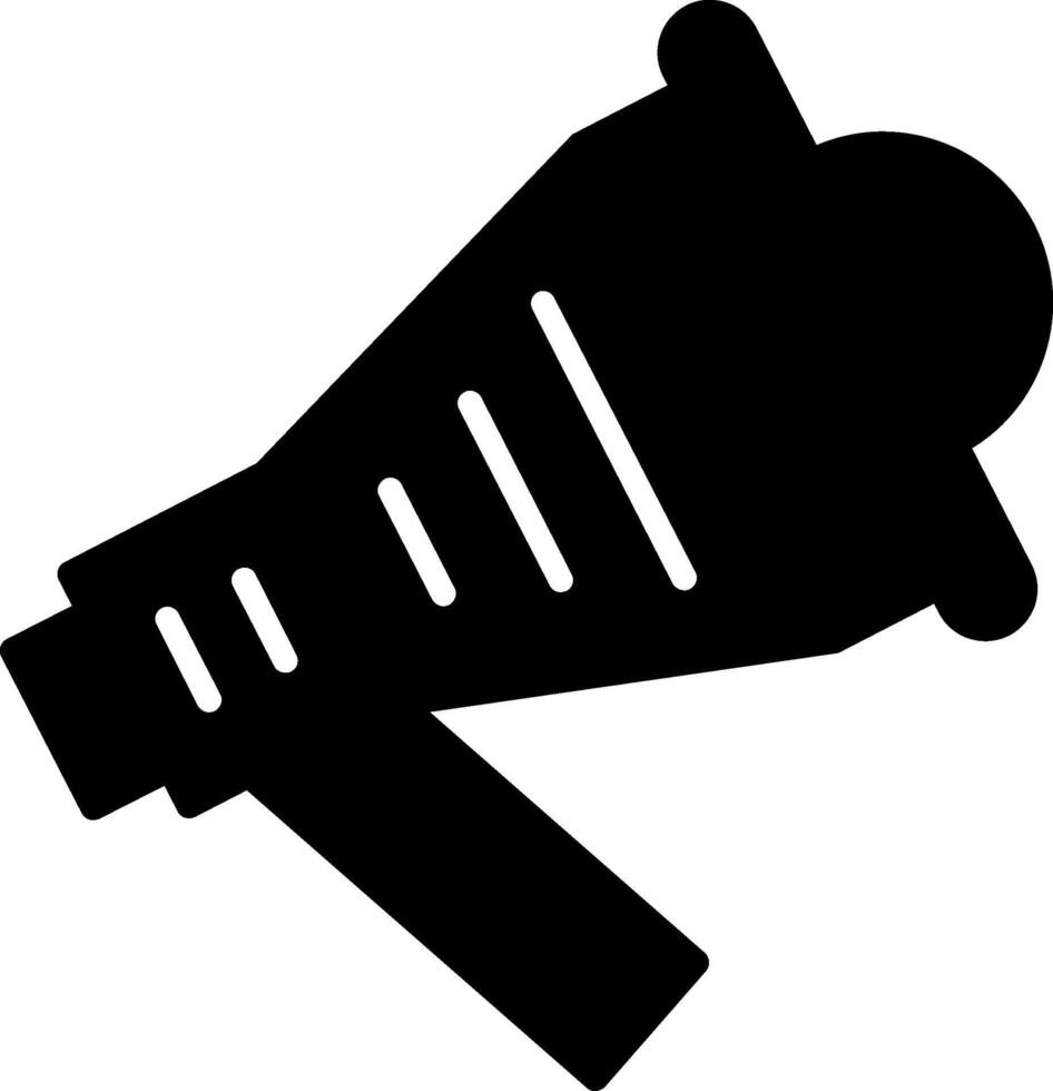 Recruitment Megaphone Promotion Glyph vector
