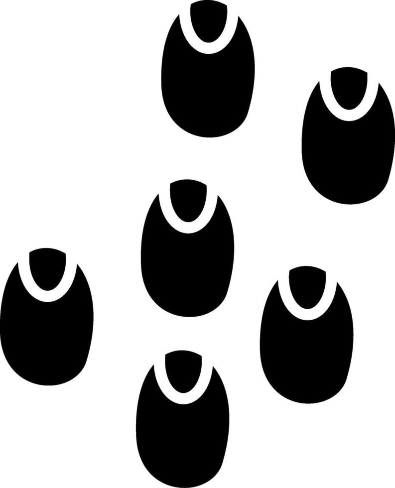 Bordetella pertussis Whooping Cough Agent Glyph vector