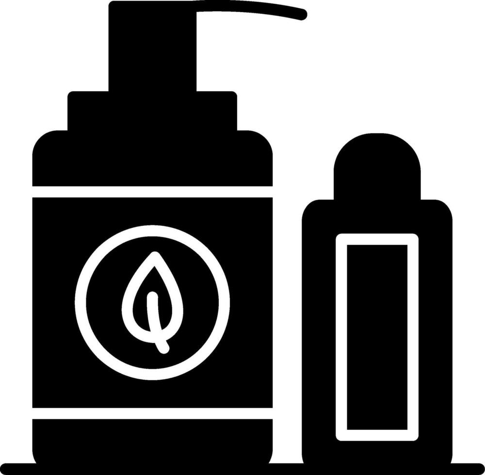 Micellar Purifying Water Cleanser Glyph vector