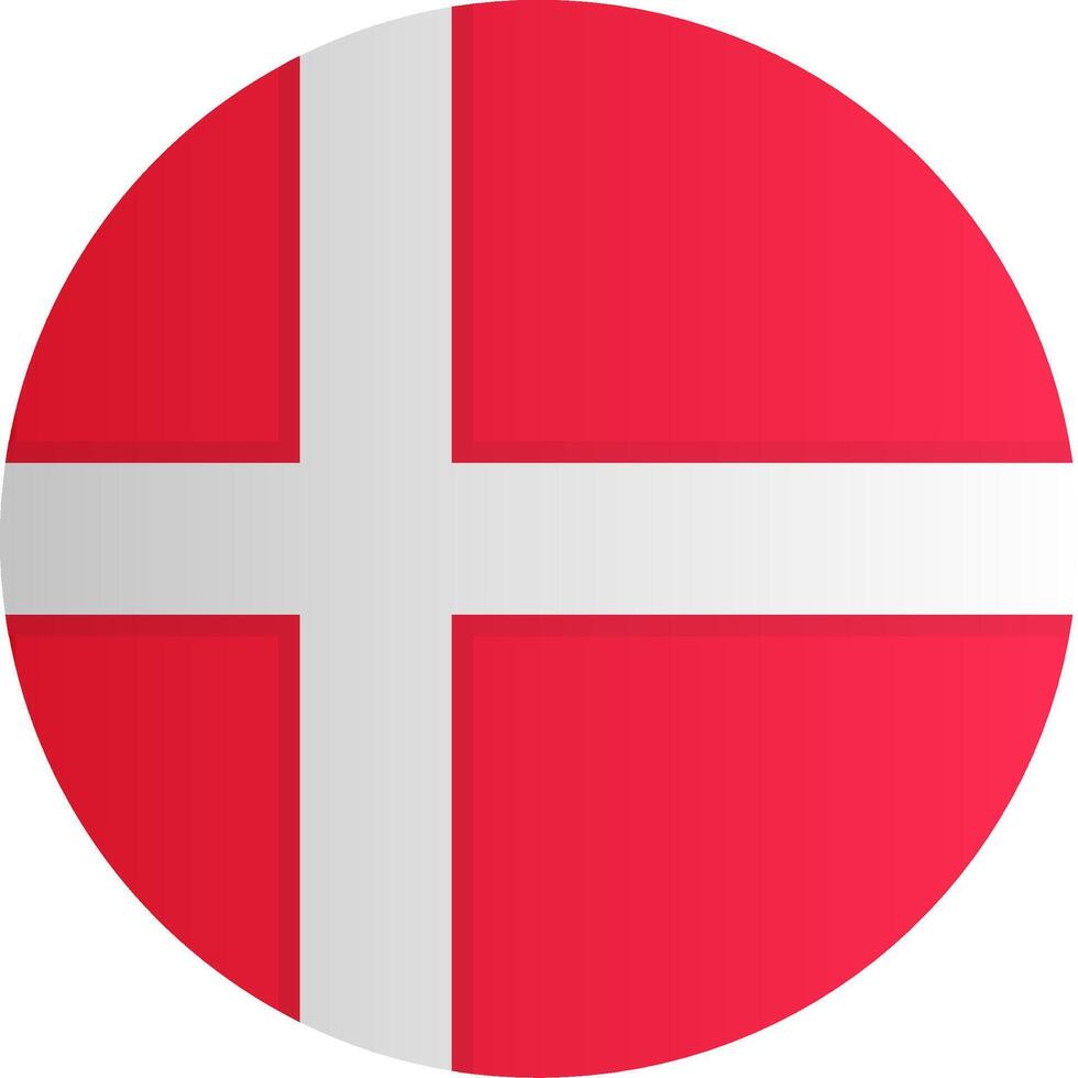 Flag of Denmark Gradient vector