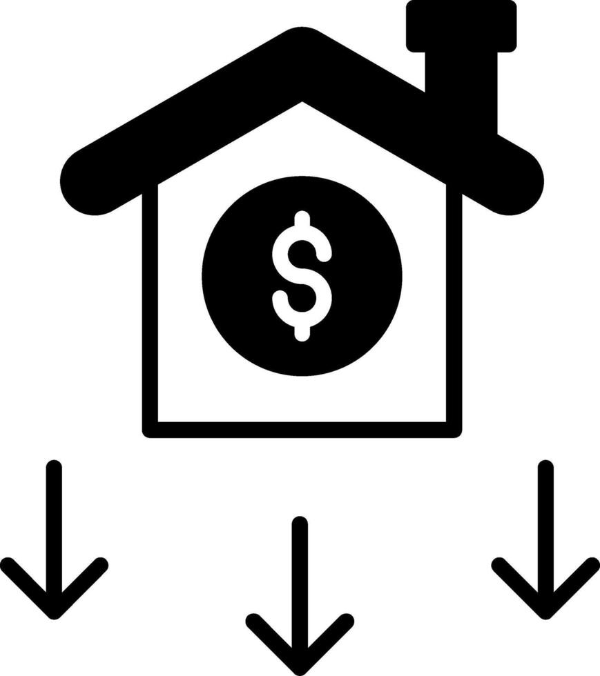 Loan Repayment Timeline Glyph vector
