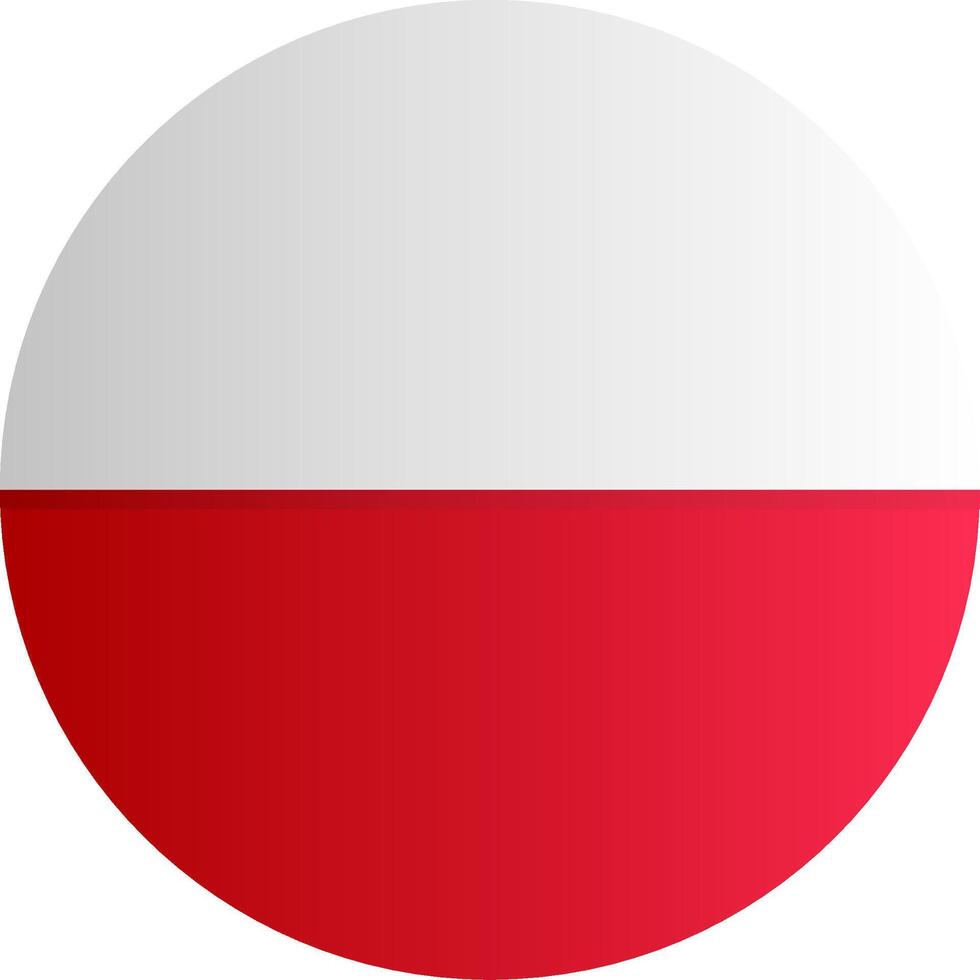 Flag of Poland Gradient vector