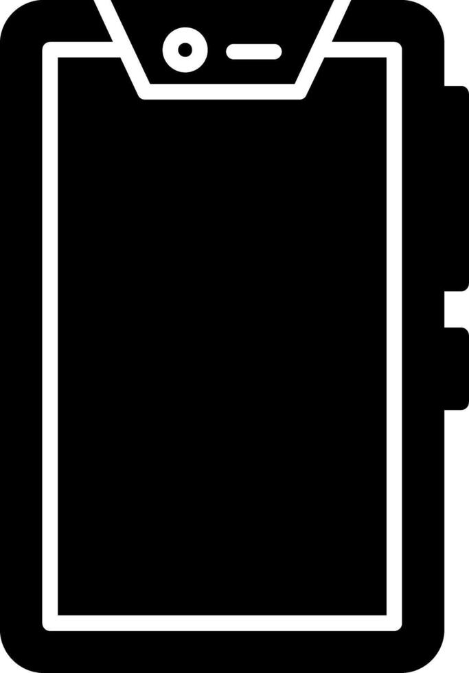 Touchscreen Smartphone Icon Glyph vector