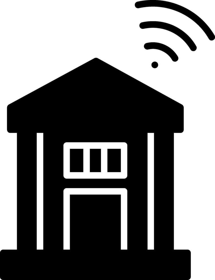 Strong Wi Fi Signal Icon Glyph vector