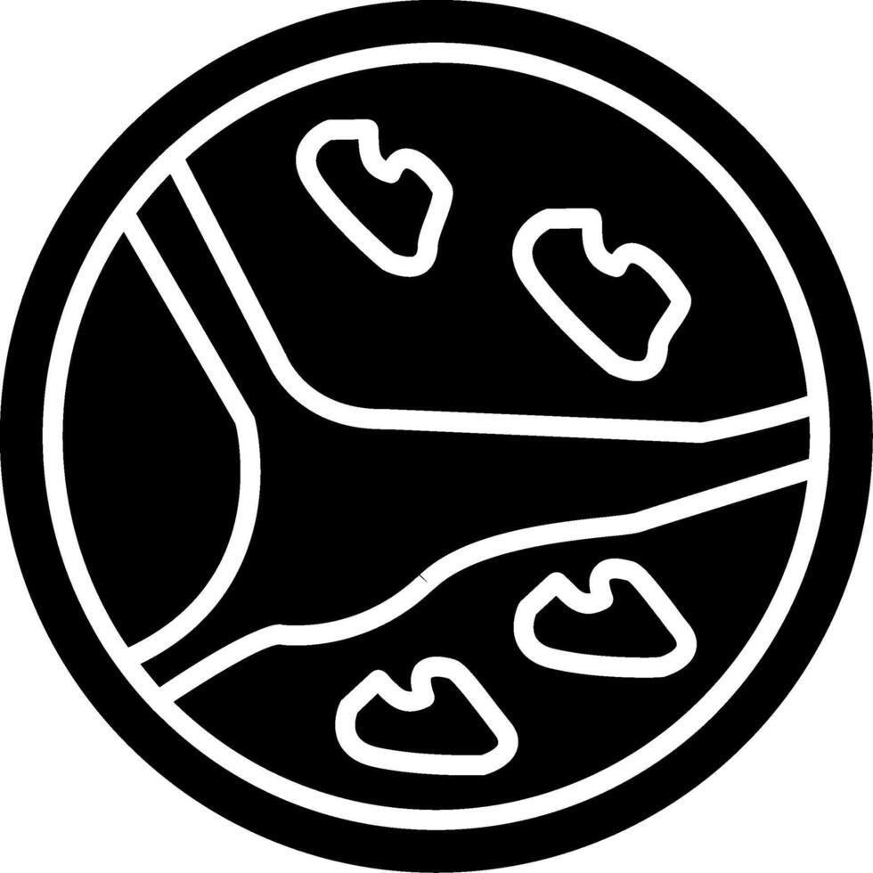 Coxiella burnetii Q Fever Bacterium Glyph vector