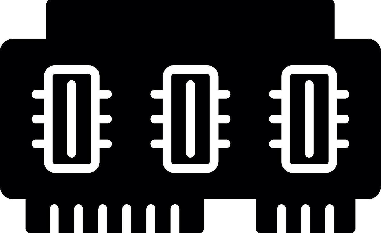 High Speed RAM for Gaming Glyph vector