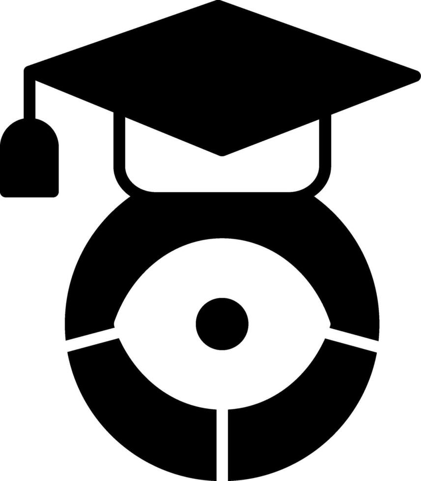 In Car Driving Lesson Scene Glyph vector