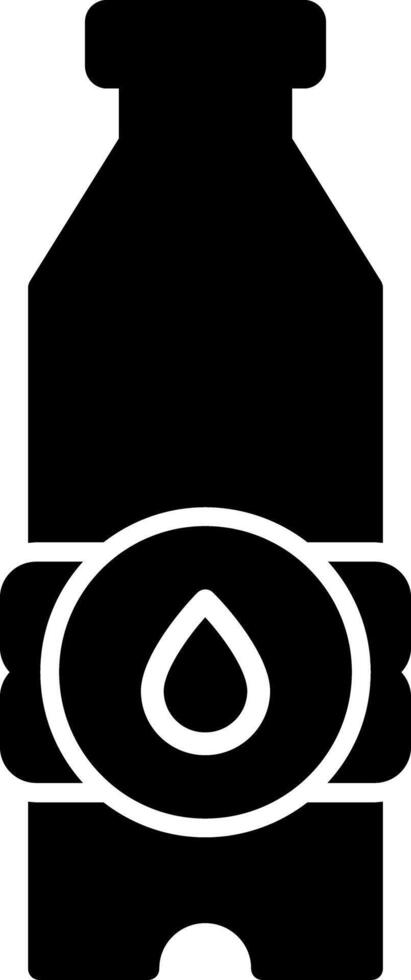 Refillable Water Bottle Glyph vector