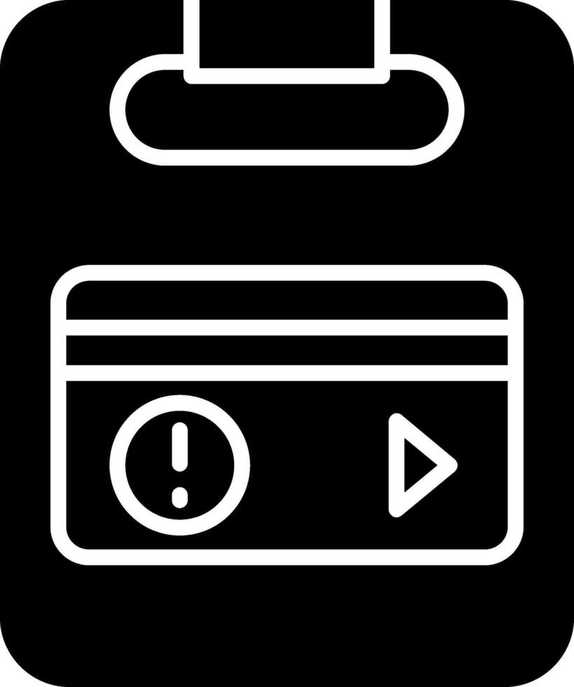 Debt Consolidation Strategy Glyph vector
