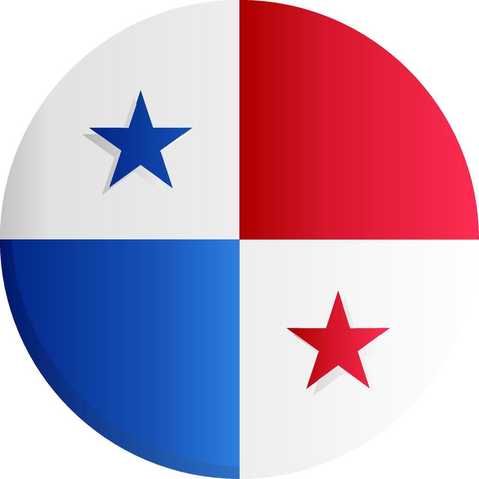 Flag of Panama Gradient vector