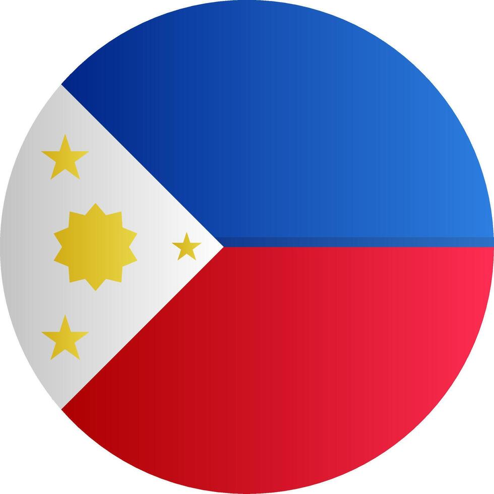 Flag of Philippines Gradient vector