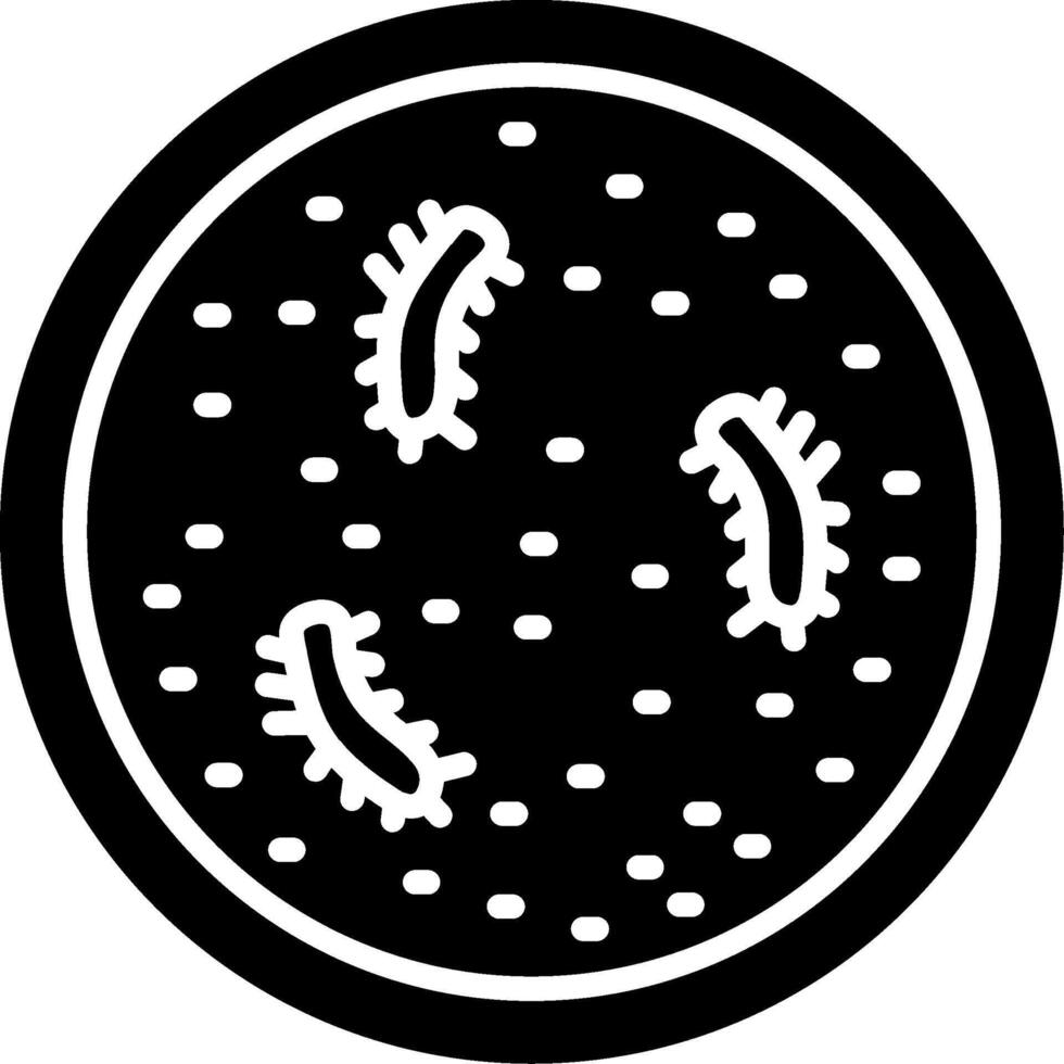 Enterobacter cloacae Hospital Acquired Bacteria Glyph vector