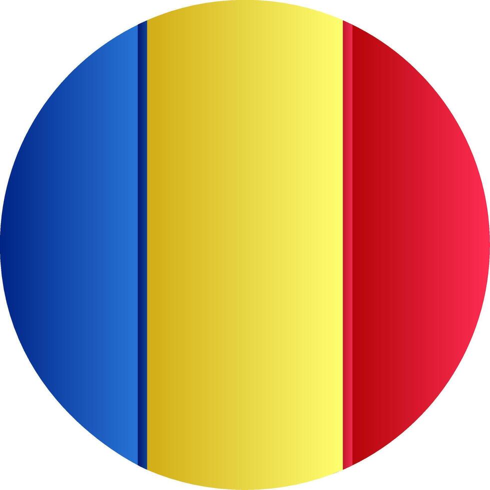 Flag of Romania Gradient vector