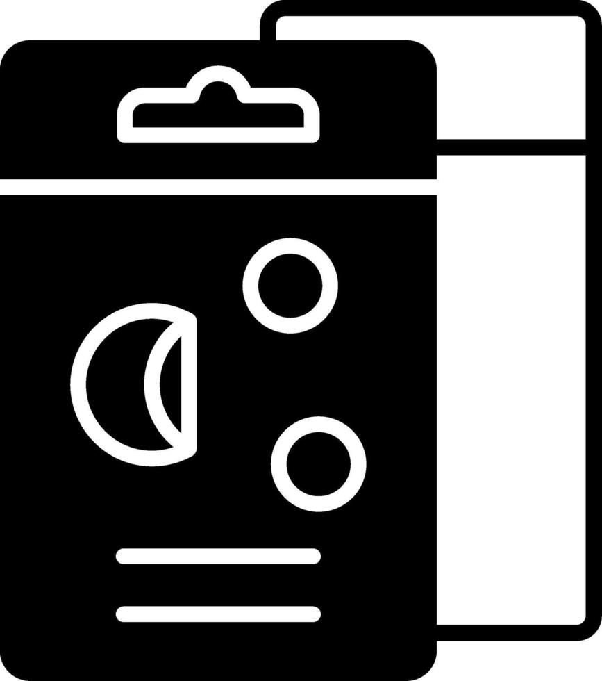Rose Quartz Facial Roller Glyph vector