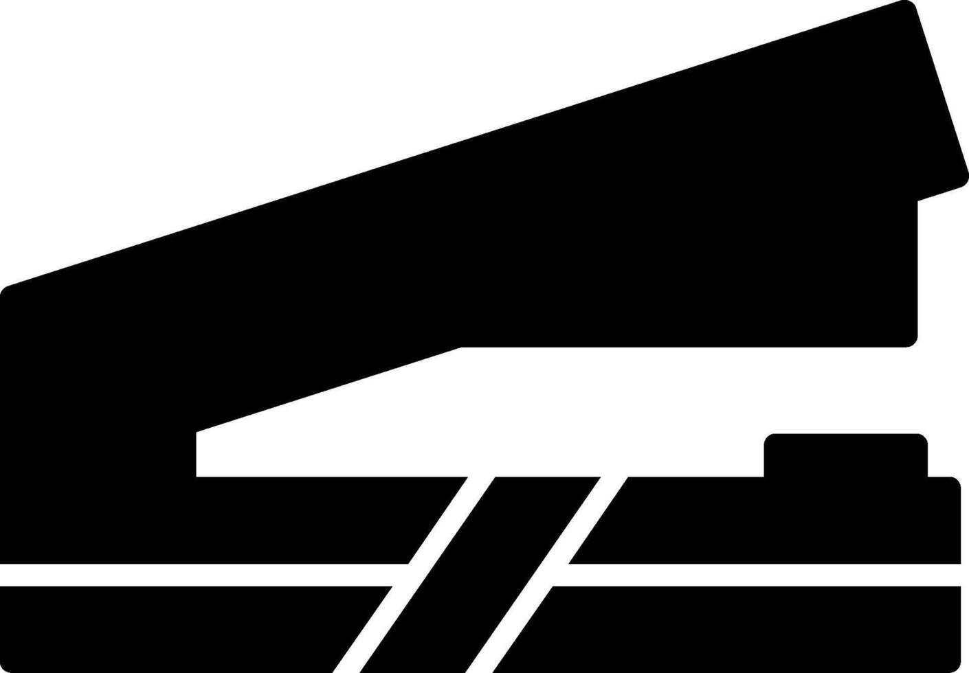 Metal Desk Stapler Glyph vector
