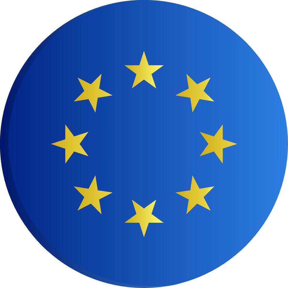 Flag of European Union Gradient vector
