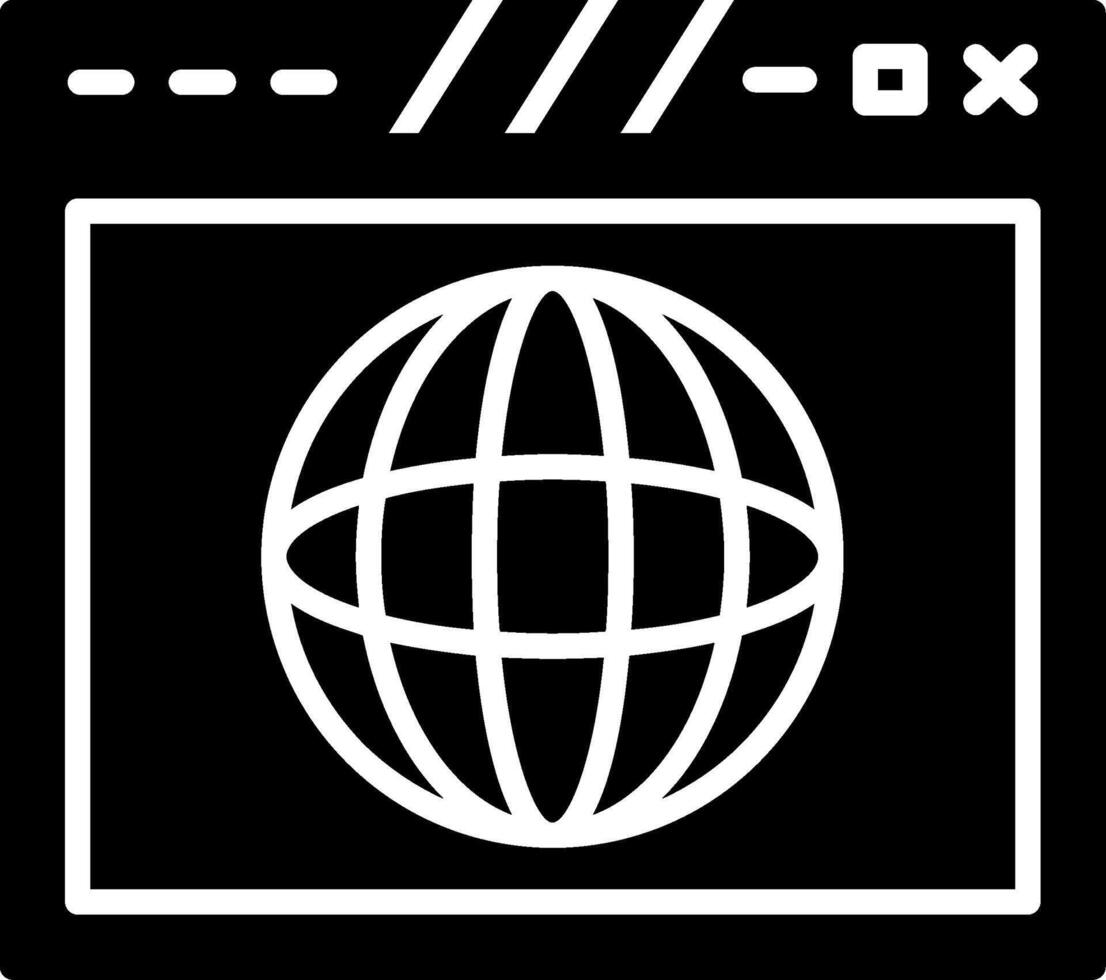 Compatible Cross Platform Browser Glyph vector