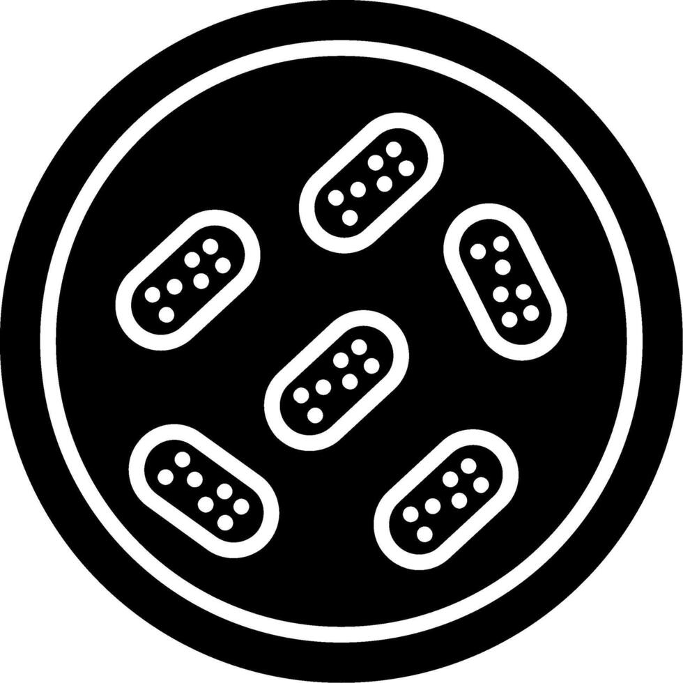 Citrobacter freundii Opportunistic Enteric Bacteria Glyph vector