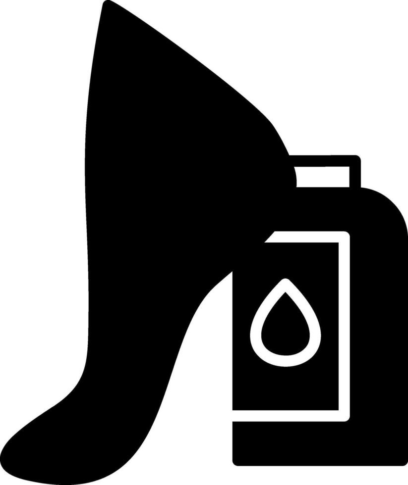 Healing Foot Care Cream Glyph vector