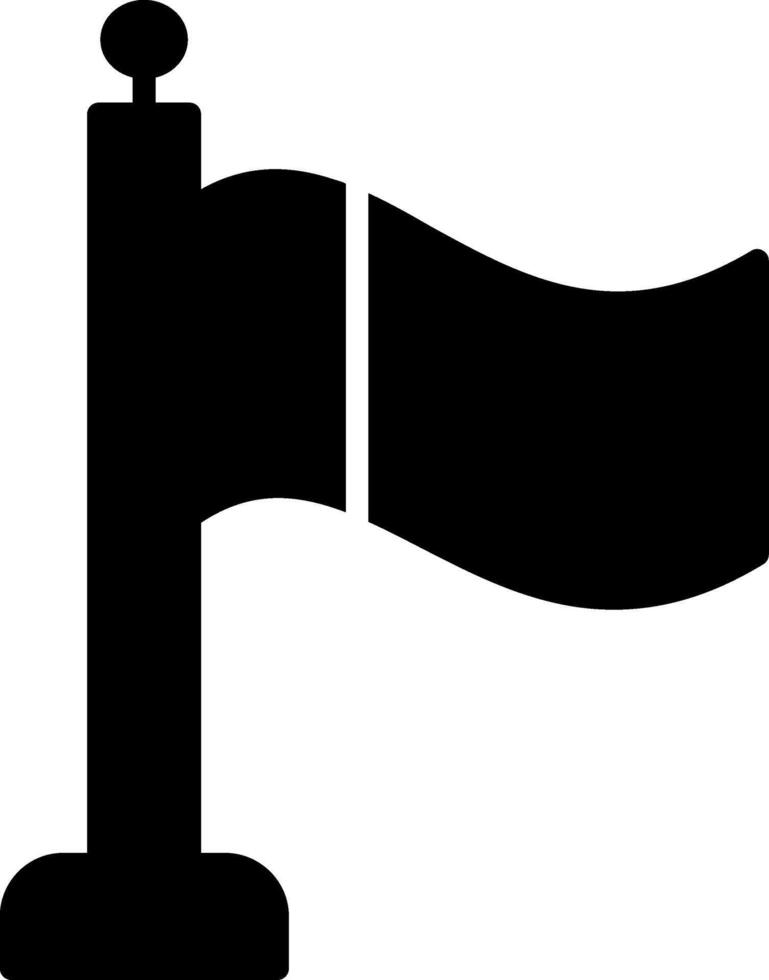 Numbered Milepost Marker Glyph vector