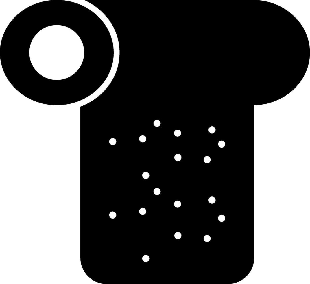 Fine Grit Sandpaper Glyph vector