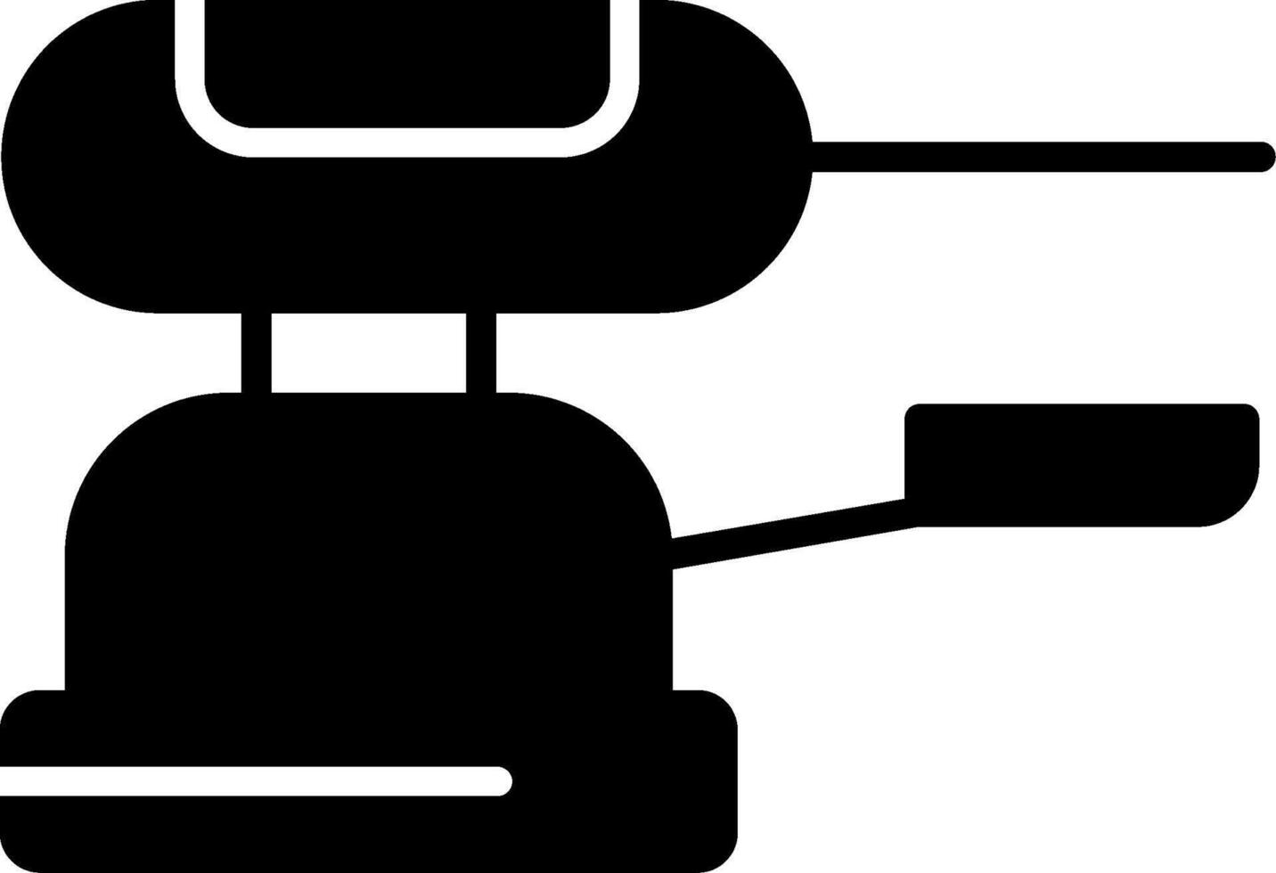 Electric Orbital Sander Glyph vector