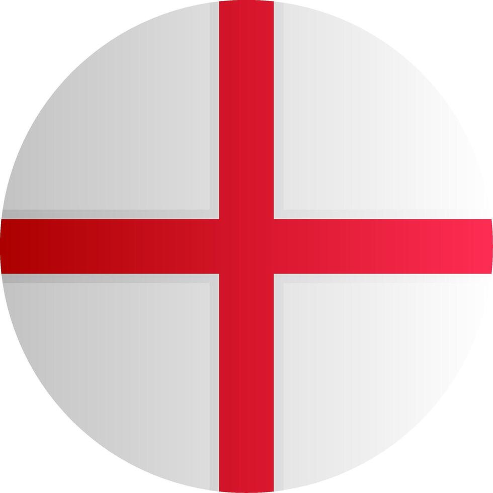 Flag of England Gradient vector
